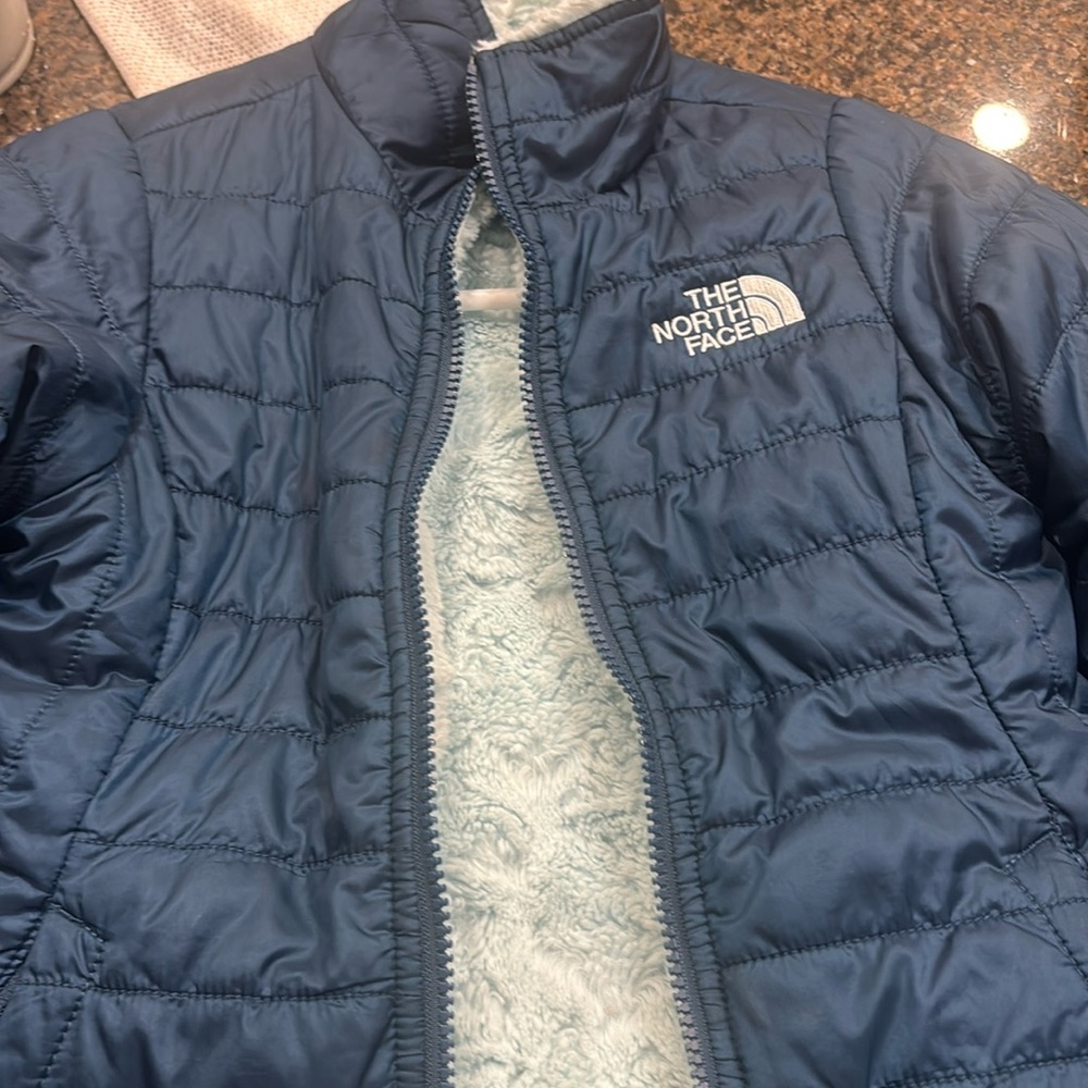 Girls north face coat